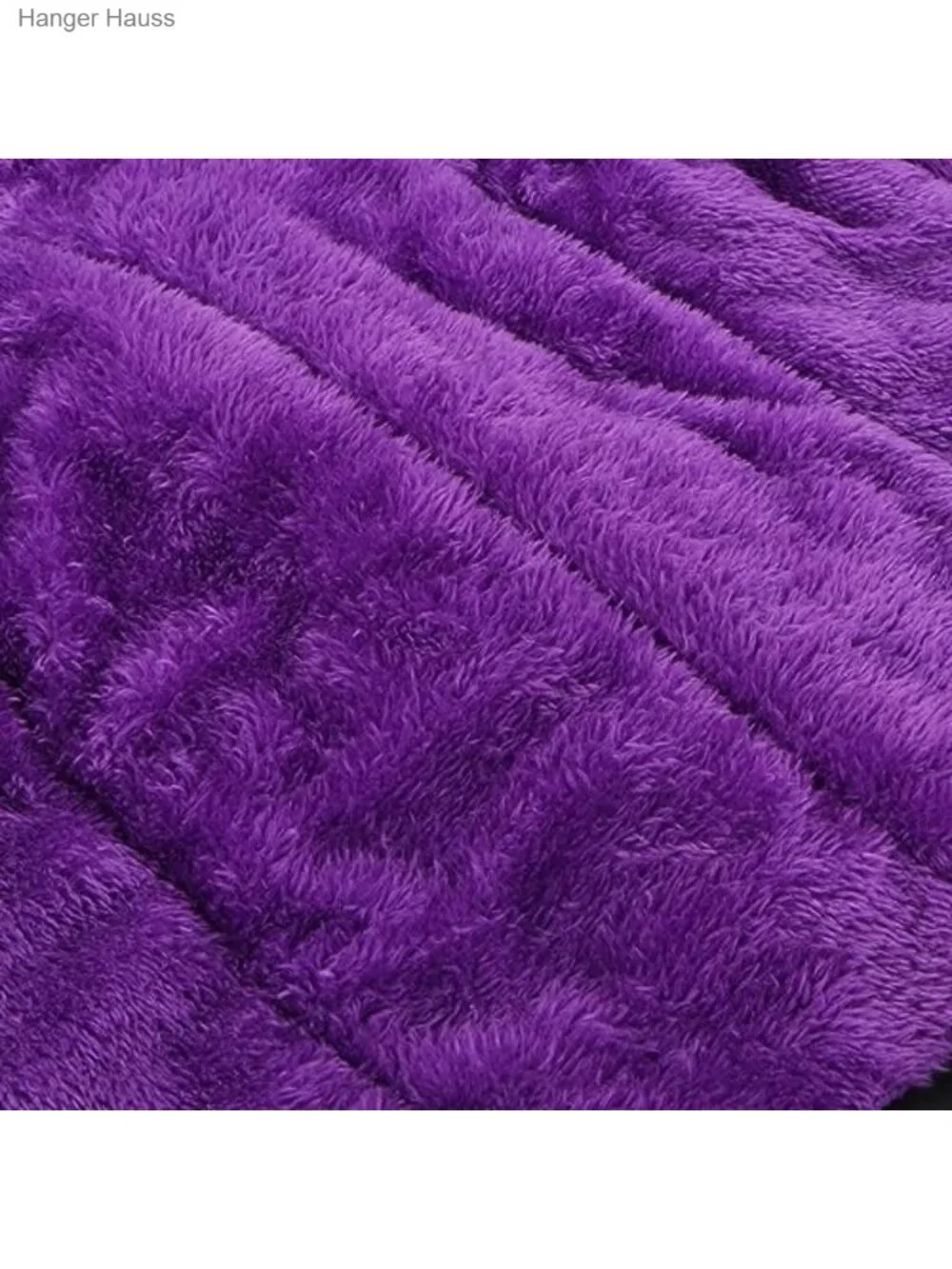 Girls Heavyweight Quilted Puffer Jacket Hooded Faux Fur Trim Fleece Lined